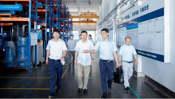 欢迎淄博市政协代表团来蓝冠注册压缩机调研指导